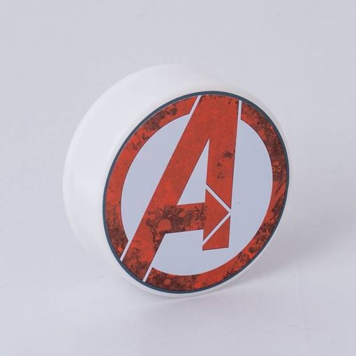 Mini Luminária LED Redonda Avengers USB Marvel