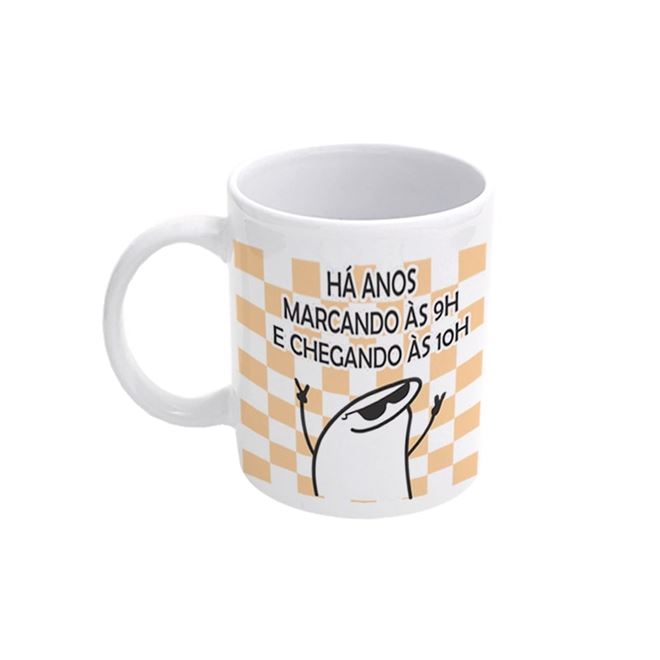 Caneca de Porcelana Flork - Há Anos Marcando