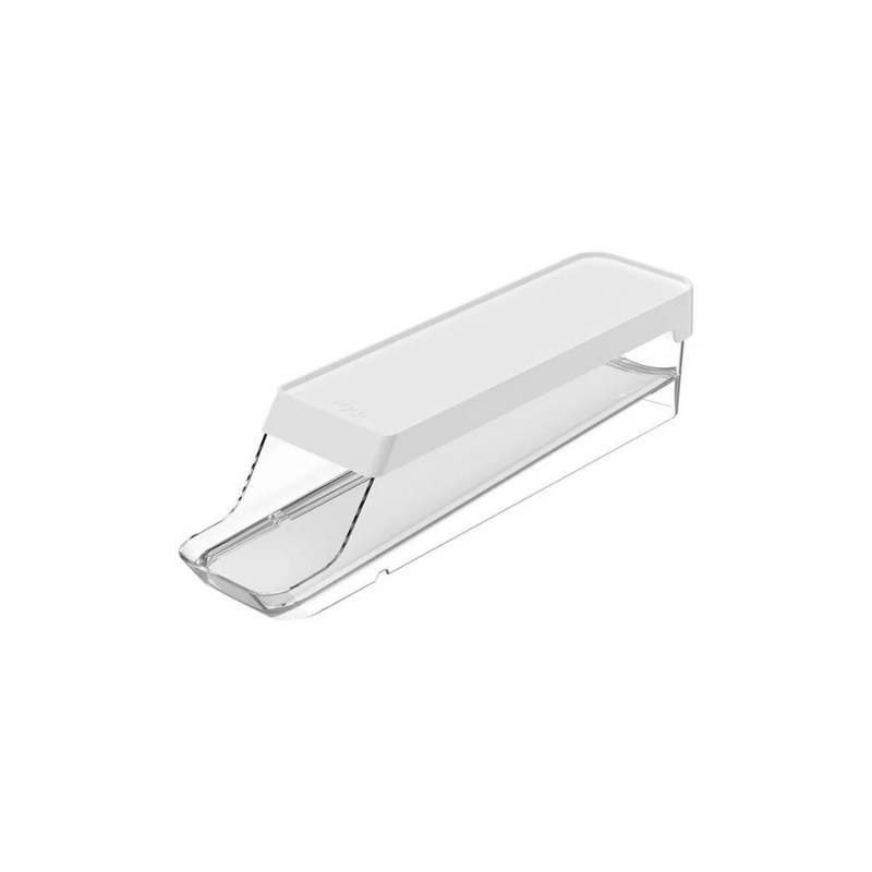 Porta Ovos Organizador Roll Branco Para 7 Unidades Clear Fresh